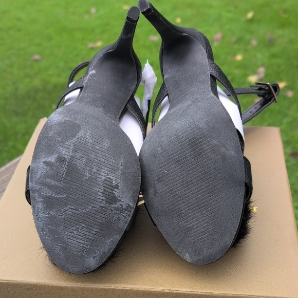 Privileged Black Fur Heels - Picture 6 of 10